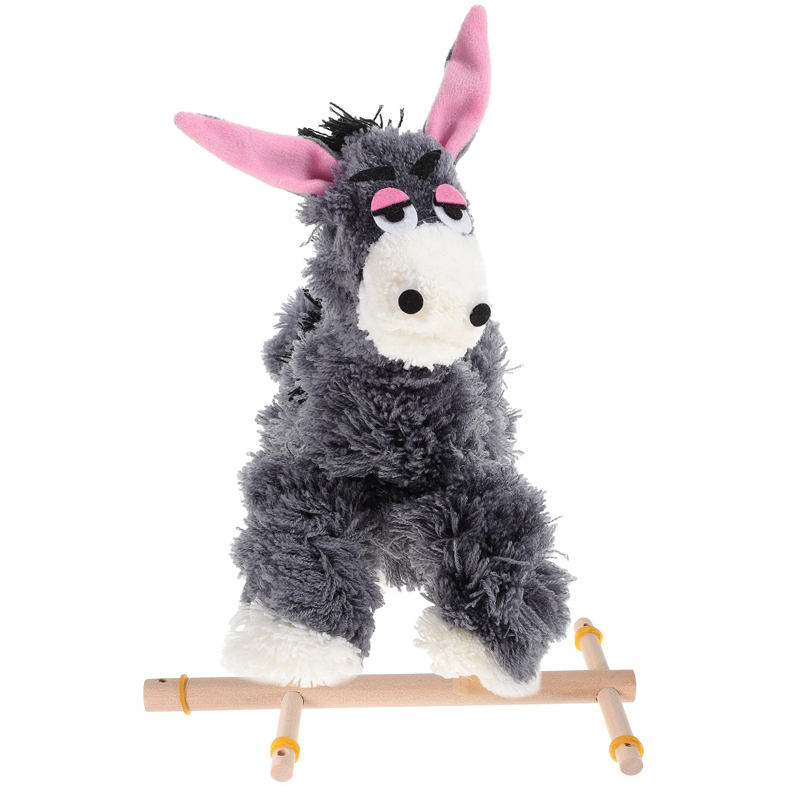 

Girl The Gift For Girls Donkey Marionette Puppet Show The Gift Kids Playthings Wooden Marionettes Parent-child