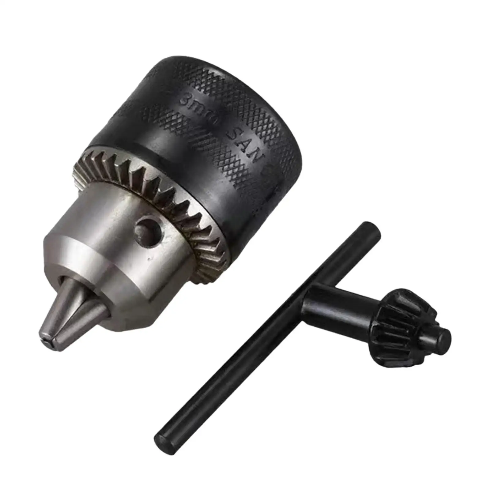 1.5-13mm Capacity Key Drill Chuck Socket Adapter Drill Press Chuck Key for Electric Drill Clamping 1/4