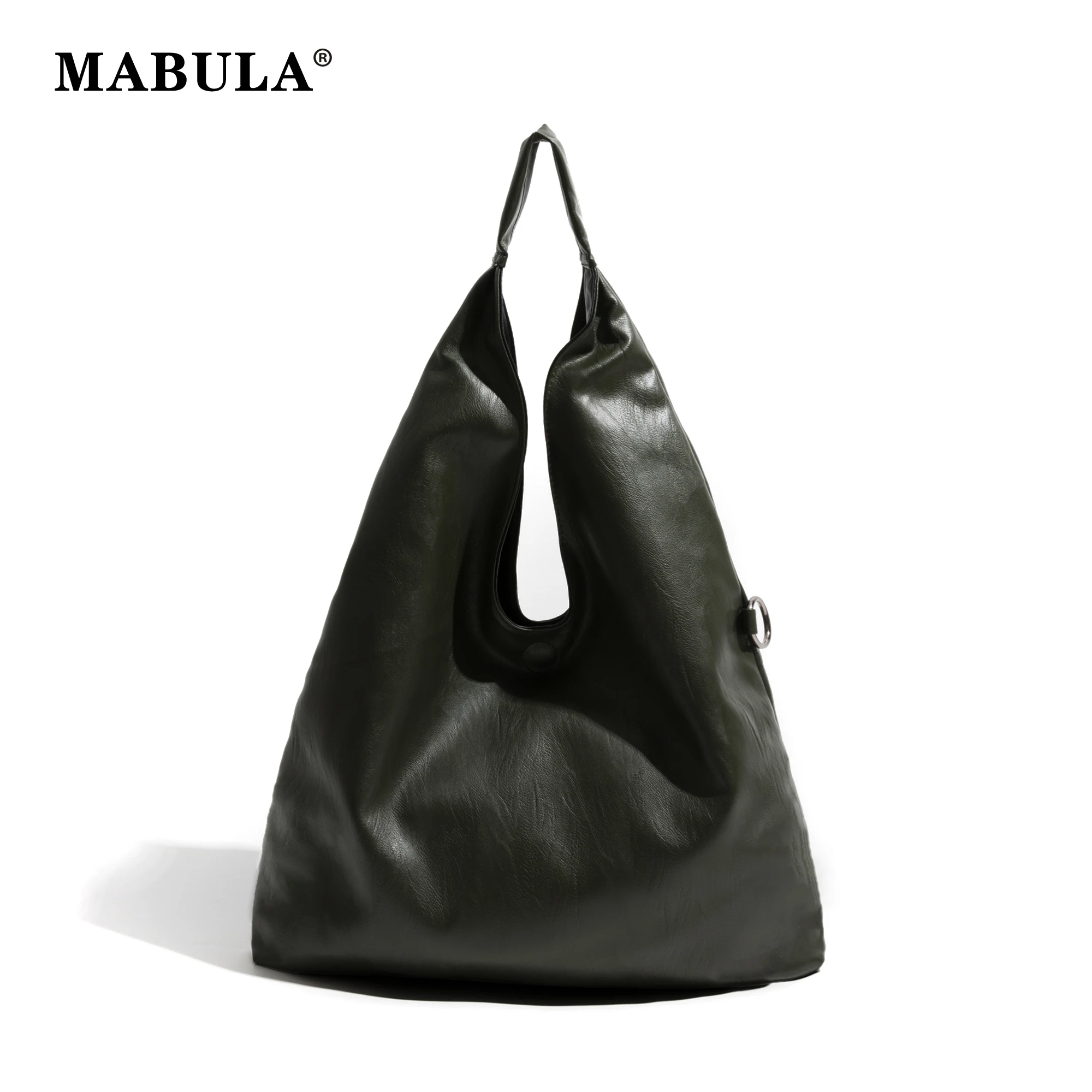 

MABULA Hobo Bag Set Multi PU Leather Brand Design Triangle Women's Shoulder Purse Big Capacity Strap Crossbody Tote Handbag 2023