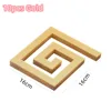 10pcs Gold 16x16