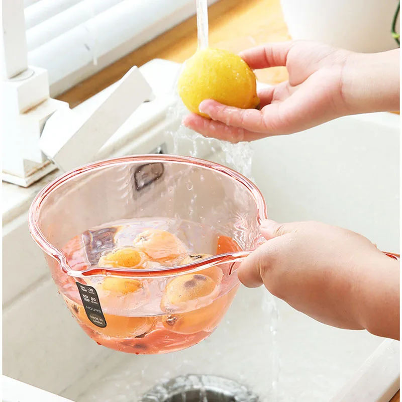 Thickened Anti-fall Water Ladle Transparent Shampooing Water Scoop Bath Spoon Large Capacity Long Handle Big Dipper
