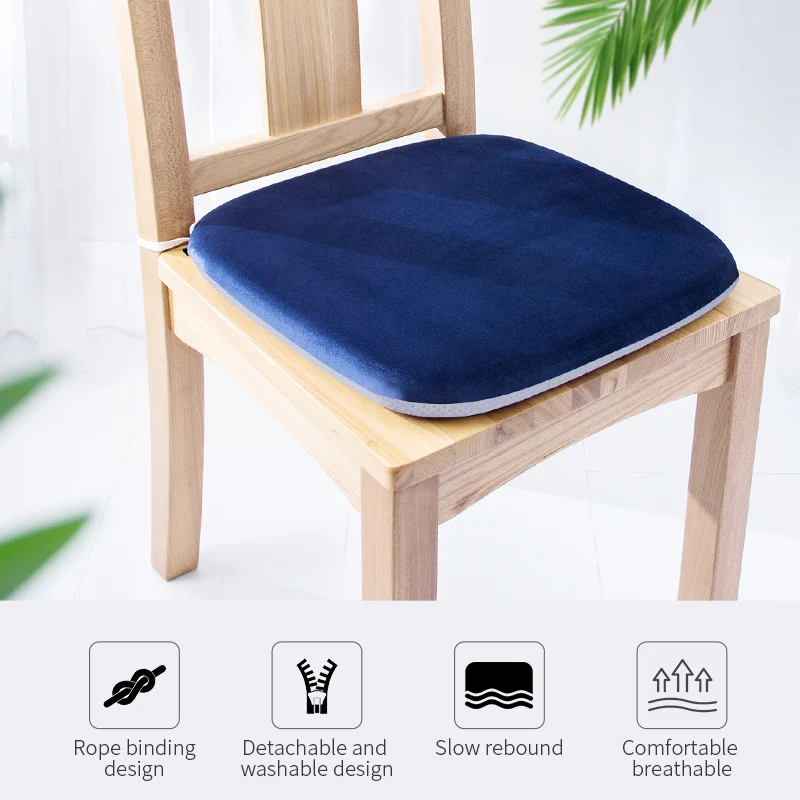 Memory Cotton Seat Cushion Ergonomic Office Student Car Chair Hemorrhoid