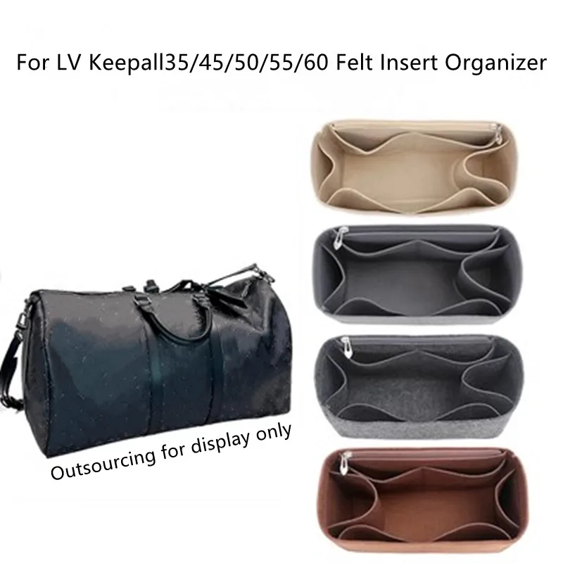 Per Keepall 35/45/50/55/60 Bagagli Feltro Inserto In Tessuto Organizer Borsa Per Il Trucco Borsa Interna Da Viaggio Borse Per Cosmetici Portatili