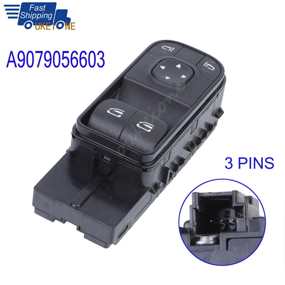 Muslimelectric Power Mirror Window Switch Lifter Button Part Per 2018- 2021 Mercedes Benz Sprinter 3500 Xd Accessori Per Auto