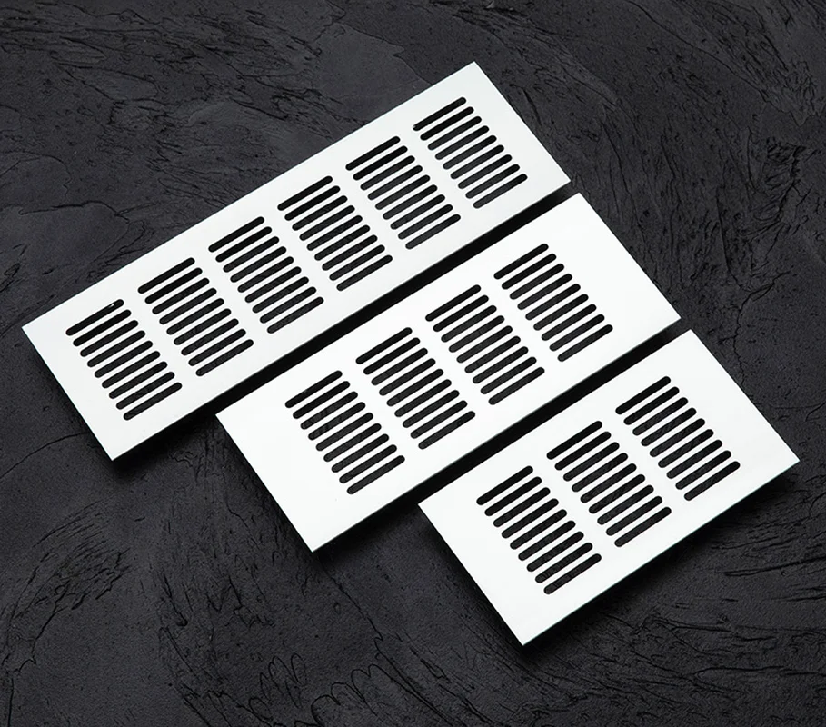 50/80Mm Breed Vents Geperforeerde Plaat Aluminium Air Vent Geperforeerde Plaat Web Plaat Ventilatie Grille Vents Geperforeerde vel