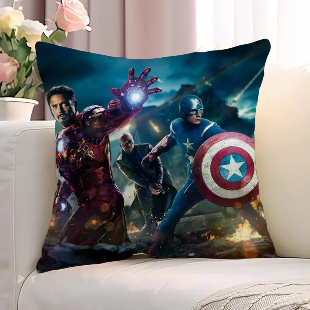 M-MarvellS Anime Pillow Cover Fall Decor Sofa Cushions Sleeping Pillows Pillowcase Decorative Cushion 45x45 Covers Body 45x45cm