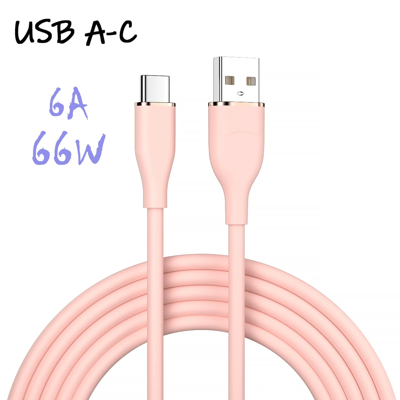 ตัวเลือกสินค้า สายชาร์จ USB-C 66W ชาร์จเร็ว ปลอดภัย สำหรับ iPhone Huawei Xiaomi
