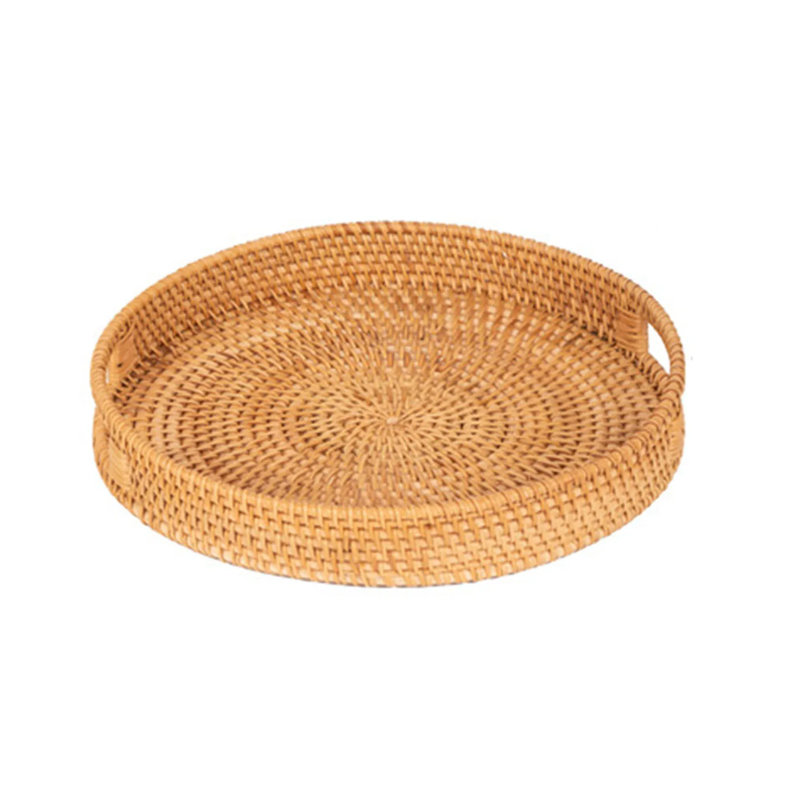 

Устойчивая плетеная корзина для фруктов, лоток из ротанга в форме бревен улучшает размеры домашнего декора для удовлетворения ваших потребностей