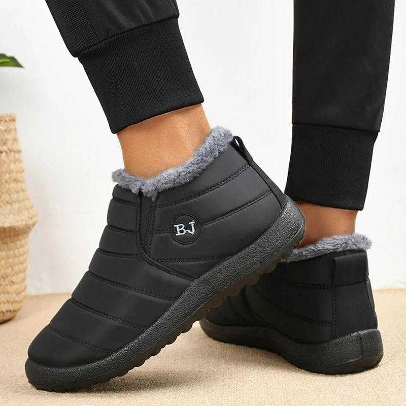 Snow Warm Boots Men Slip On Men’s Winter Shoes Fashion Shoes Man Unisex Ankle Boots Waterproof Footwear Men’s Work Shoes Best Sellers In Shoes