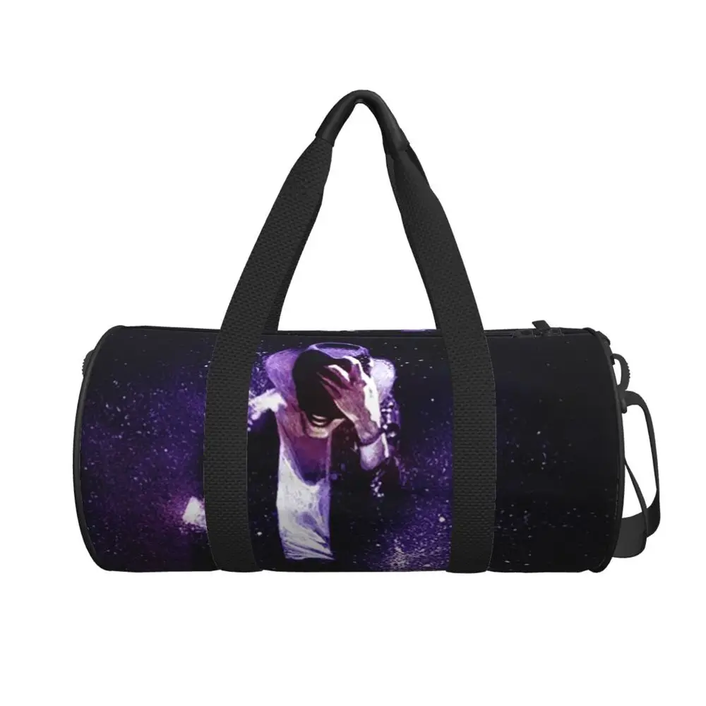 Michael Jackson Musicians Singers Dancers Large Duffle Gym Bag Waterproof Duffle Travel Bags Handbags Fitness bag