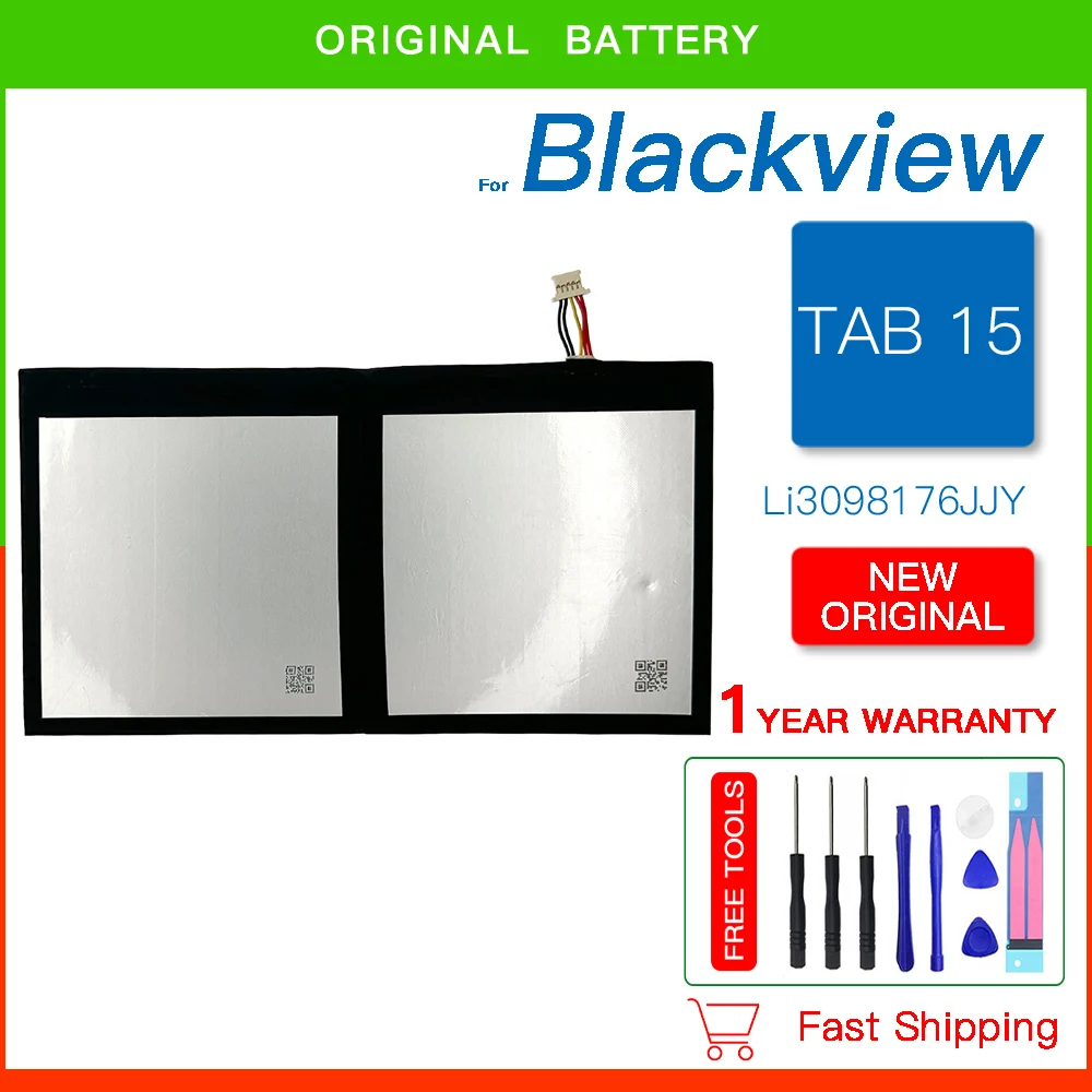 

New Original 8280mAh Tab15 Li3098176JJY Replacement Batteries For Blackview Tab15 Tab 15 High Capacity Phone Battery+Free Tools