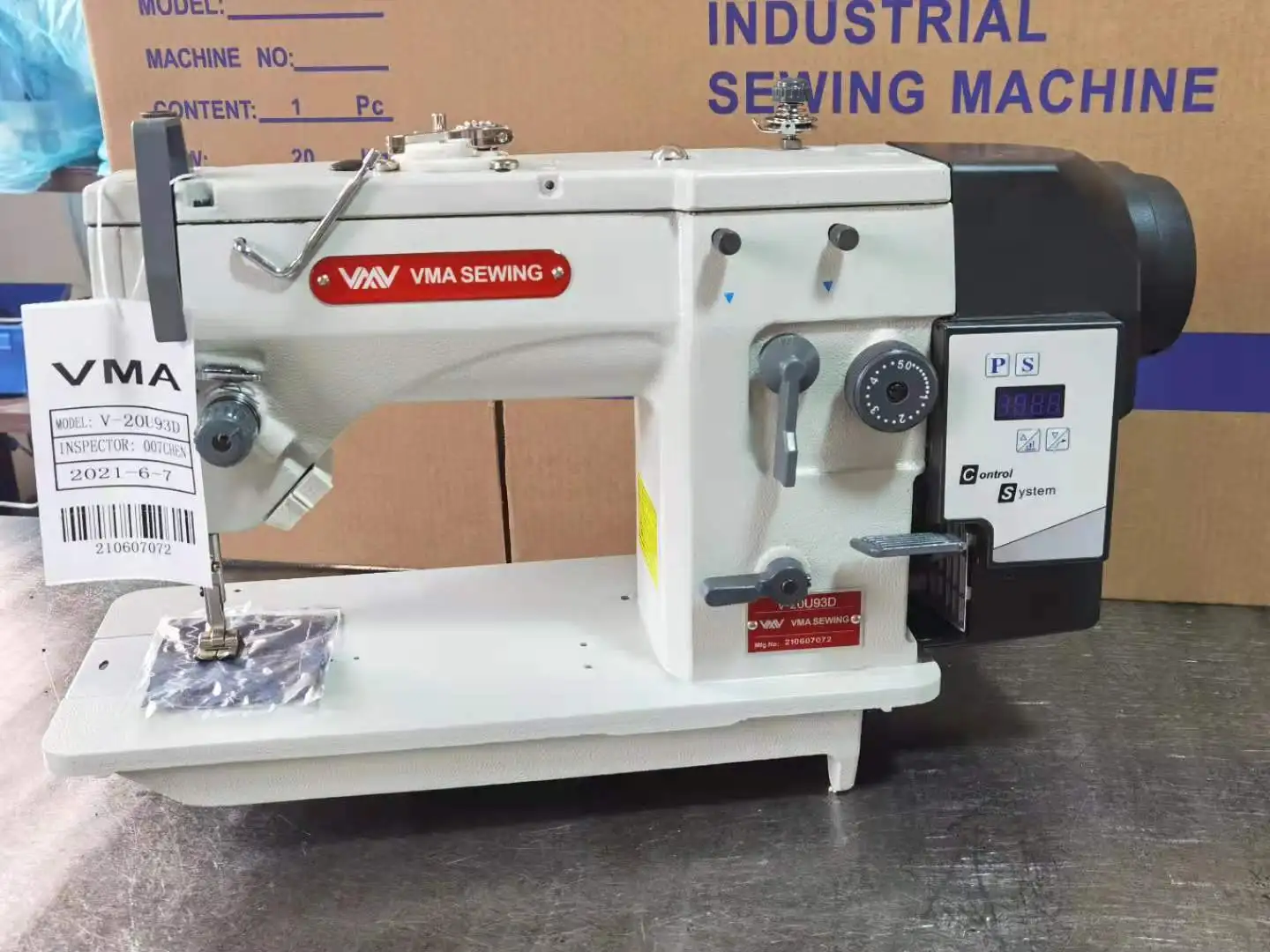 (including tables)V-20U63D direct drive low price zigzag industrial  automatic sewing machine