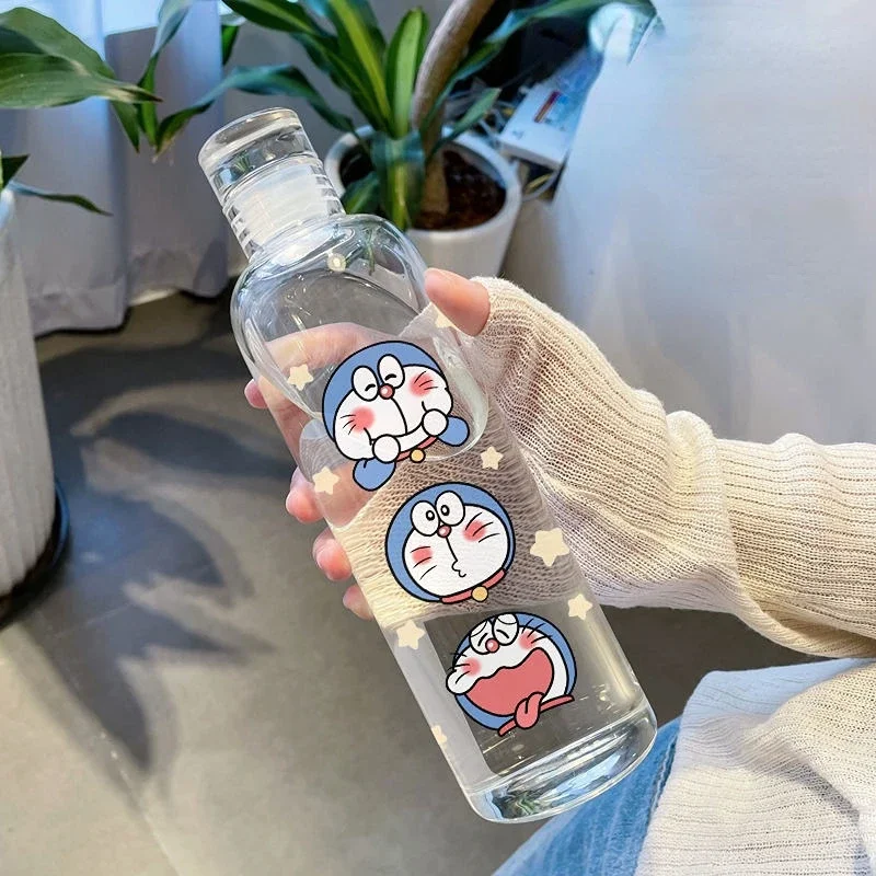 Skater Doraemon Stainless Steel Water Bottle - 20.9 Fl Oz, 2-Way Drinking With Cup & Direct Lid, Kids Design