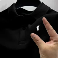 Polo à manches courtes pour homme de marque de luxe, imprimé haut de gamme, mode estivale, t-shirt à col, nouveau style, vêtements décontractés pour homme 1
