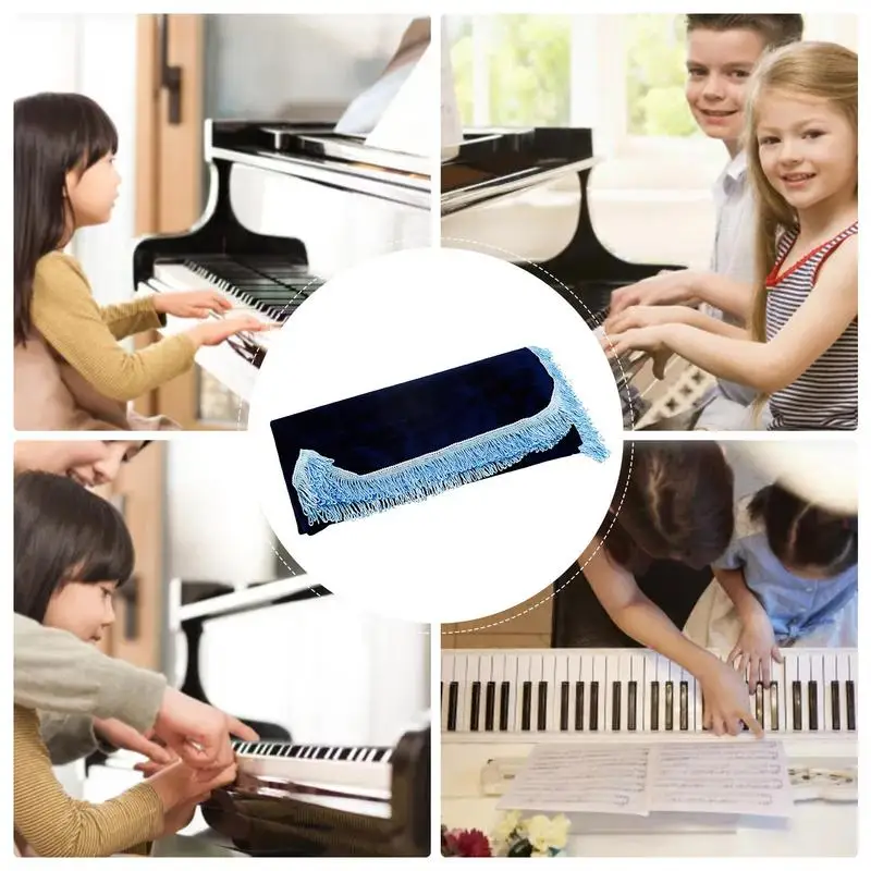Piano Covers Dust-proof Household Furniture Electronic Digitals Protective Cover Upright Dust-cover Decoration