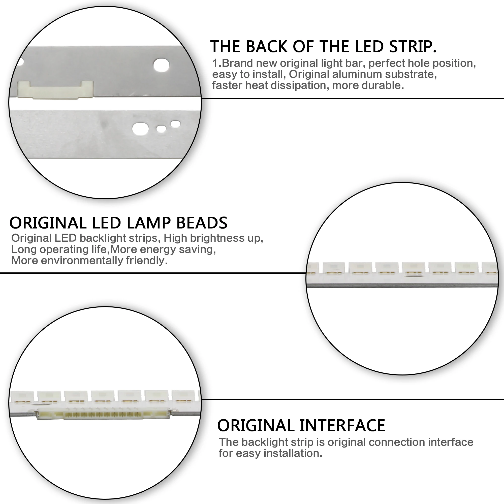 LED backlight Strip 76leds for UA55KS7000 UE55KS7002 UE55KS7005 UE55KS7080  UE55KS7090 UE55KS7000 UA55KS8800 UE55KS9000 - AliExpress 7 LEDバックライトストリップ70AU8K 70AU8000 UN70AU8000 UE70AU8000K UE70AU7105K U