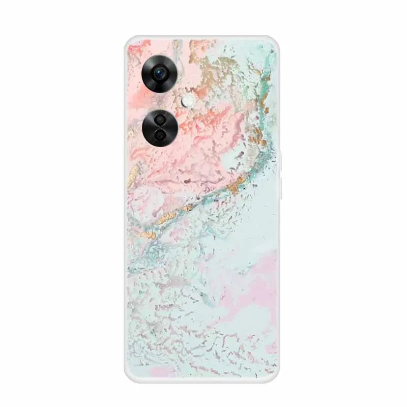 Marble Clear Soft TPU Silicone Phone Cover, Transparent