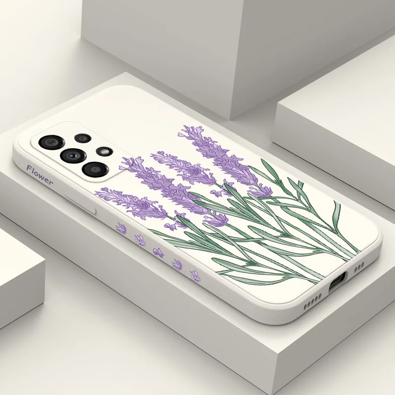 Elegant Lavender Phone Case - Soft Protective Cover in Timeless Design