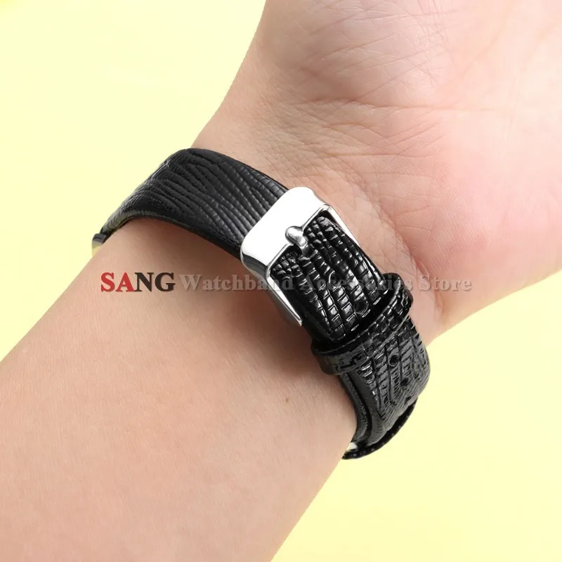 Premium Ultra-Thin Leather Watch Strap - High-Quality Waterproof Sport Band