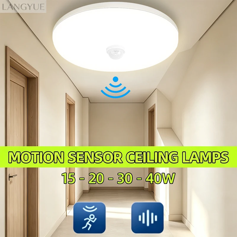 Enhanced Motion Sensor LED Ceiling Light