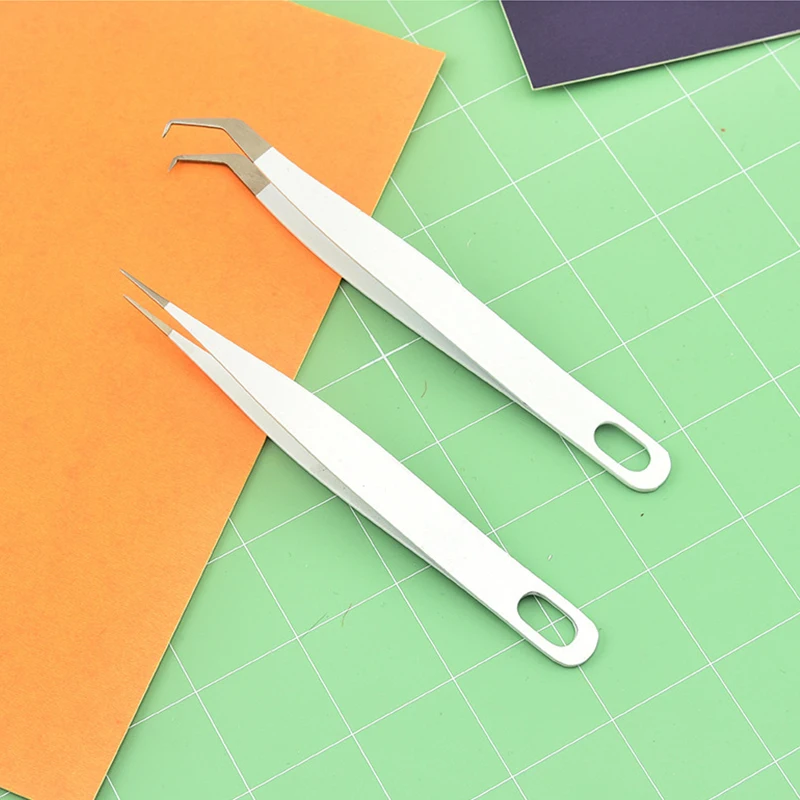 Vinyl Weeder Tools 1/4pcs Stainless Steel Tweezers for DIY Silhouette Relief Engraving Electronics Repair Soldering Craft Tool precision tweezers tweezer tool soldering tweezers