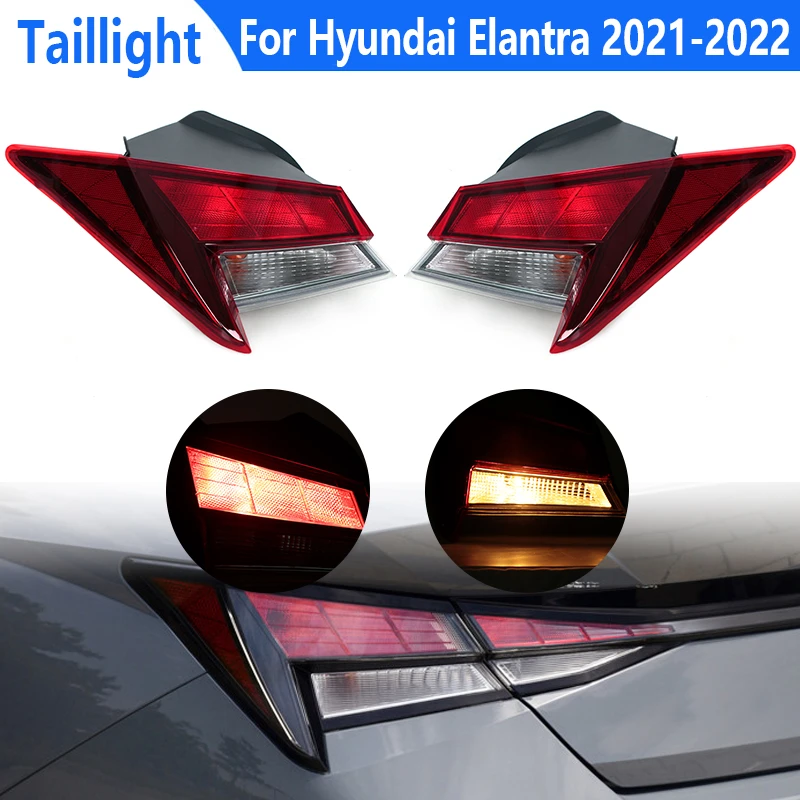 Halogen Car Rear Tail Light For Hyundai Elantra 2021 2022 Turn Signal