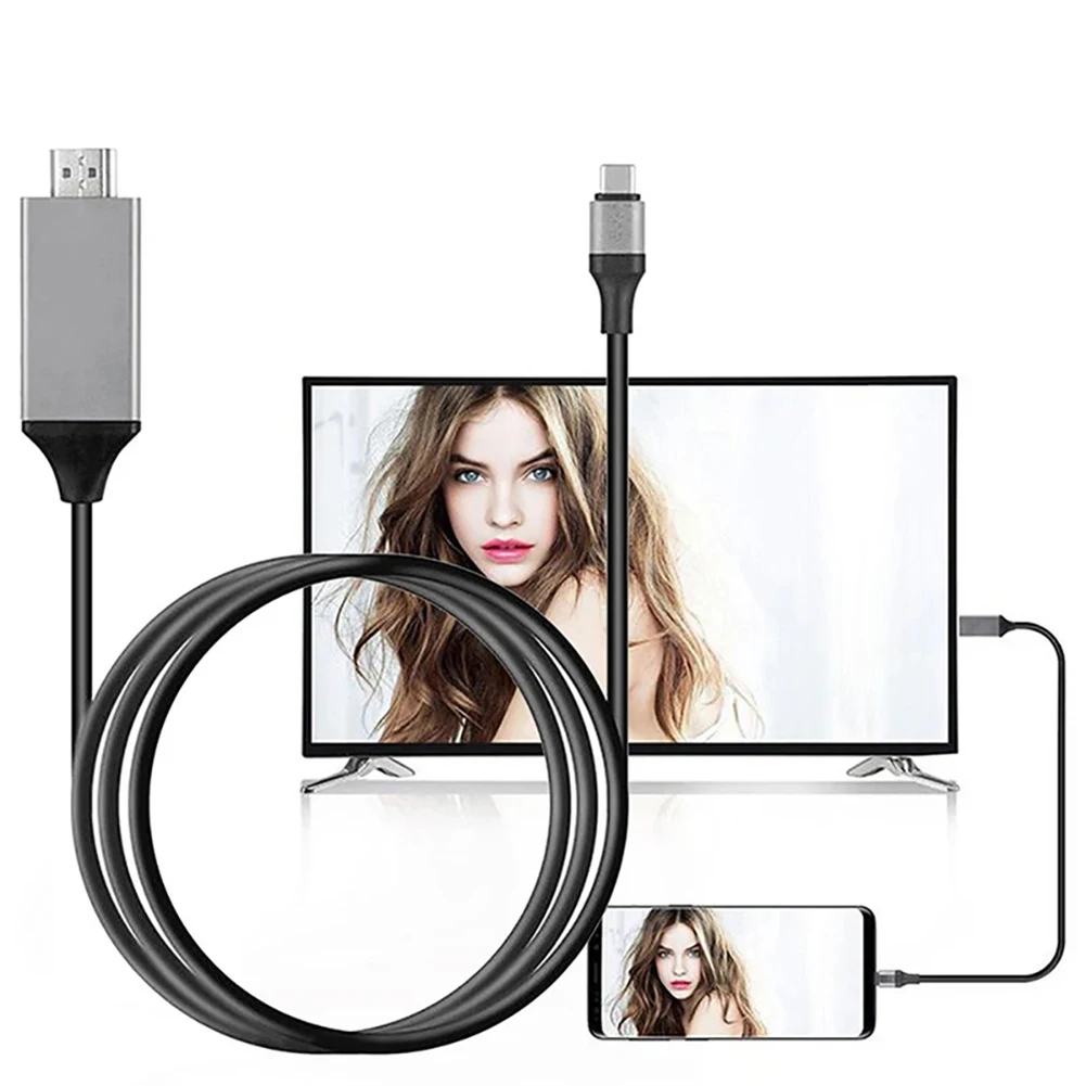 USB C HDMI ȣȯ ̺, USB-C CŸԿ HDMI ȣȯ HDTV TV ̺, ƺ   е  2020  , 6.6FT, 10 Gbps