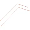Copper Dowsing Rods - 99.9% Pure Copper 2PCS Divining Rods Energy Water Witching Detector 3