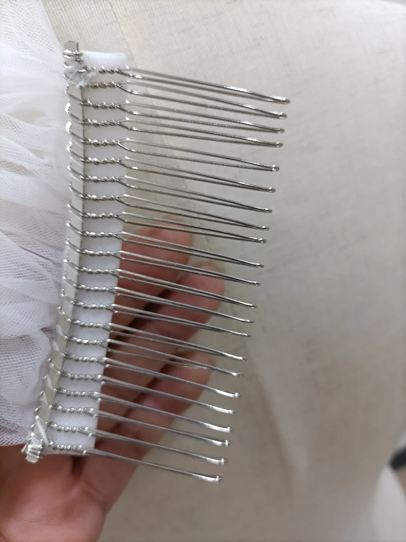 Bridal Veil Selfie Bridal Veil Long Lace Tiara Metal Comb Wedding Accessories