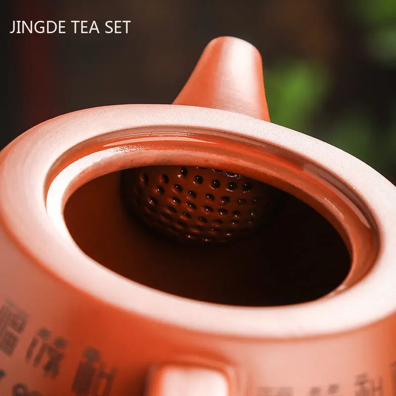 Master Handmade Yixing Purple Clay Tea Pot Tradition Dahongpao Filter Beauty Kettle Chinese Zisha Tea Set Household Drinkware