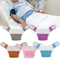 1Pcs Reusable Adult Cloth Diaper Panties Waterproof Washable Reusable Adult Elderly Cloth Diapers Pocket Nappies for Patients 1