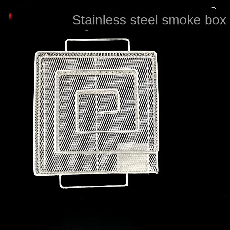 Cold Smoke Generator For BBQ Grill Or Smoker Wood Dust Hot And Cold Smoking Salmon Meat Burn Cooking Stainless Bbq Tools