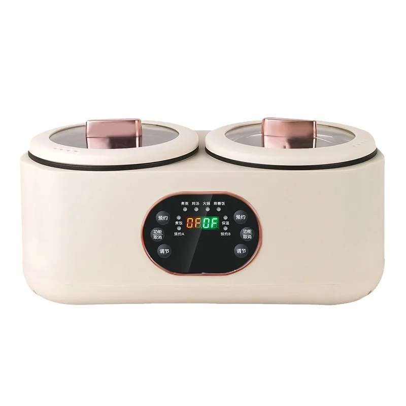 220V Double Inner Household Electric Rice Cooker Automatic 2 Flavor Food Cooking Pot Machine 3600ML 2