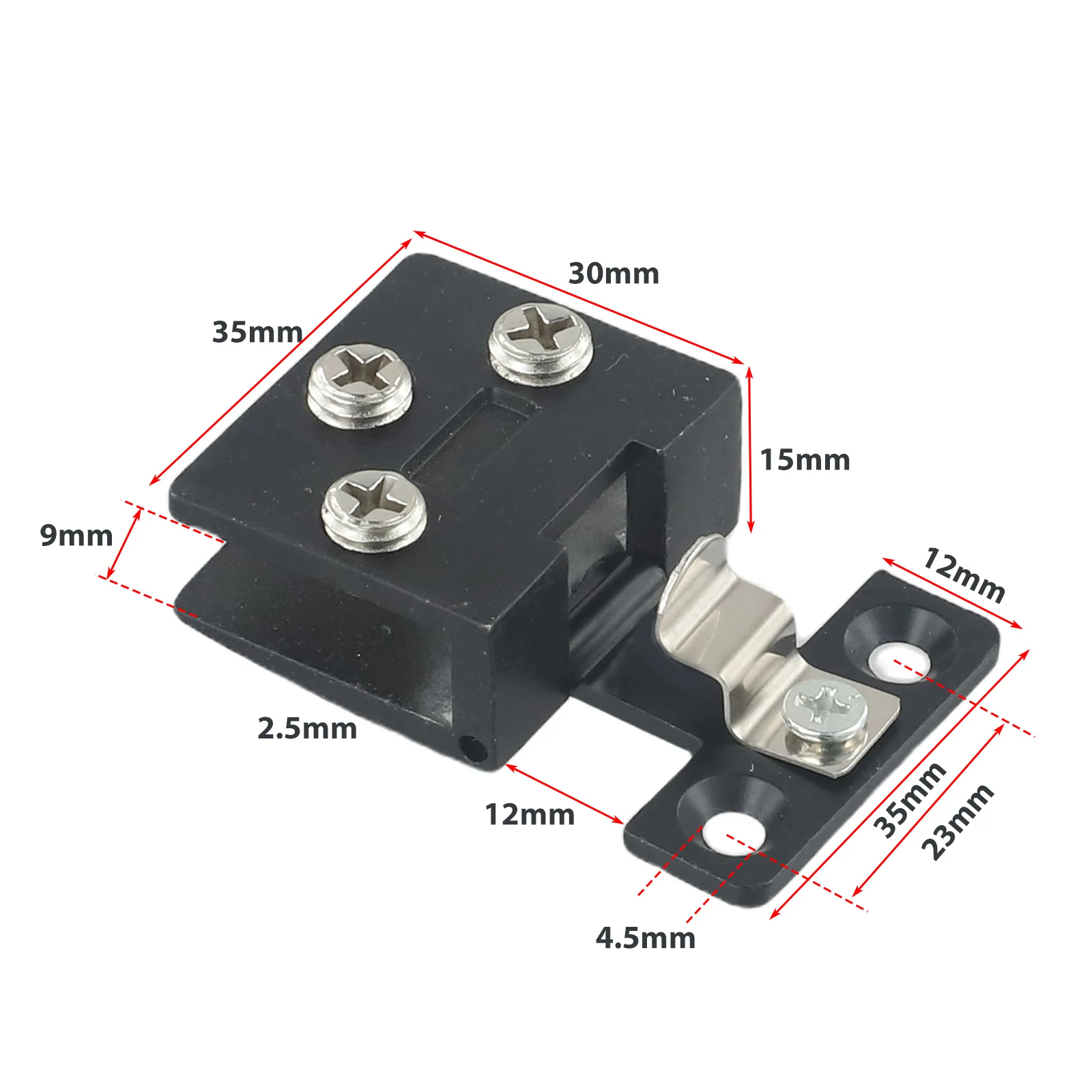 Glass Door Hinge Cabinet Gate Clamp Punch Wine Cabinet Furniture Hardware Accessories Stainless Steel Hinges Gas Spring Hinges Nylon Hinges Gas Strut Hinges Plastic Hinges Hinge Repair Plates Door Hinges