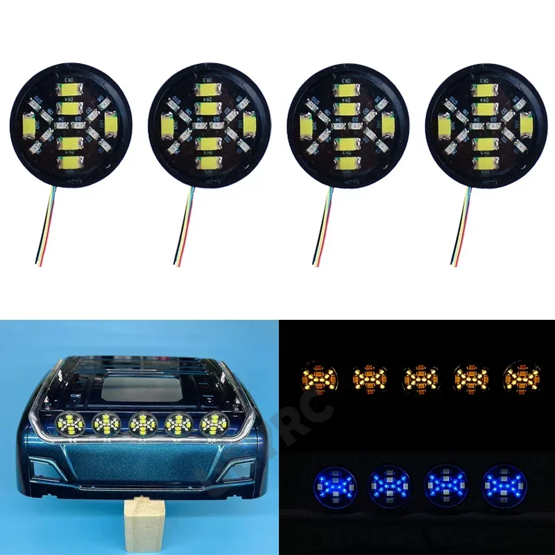 Kit Phares LED Pour Toit De Camion RC 1/14 – 3V-7V, éclairage Spotlight, Modèle 770S