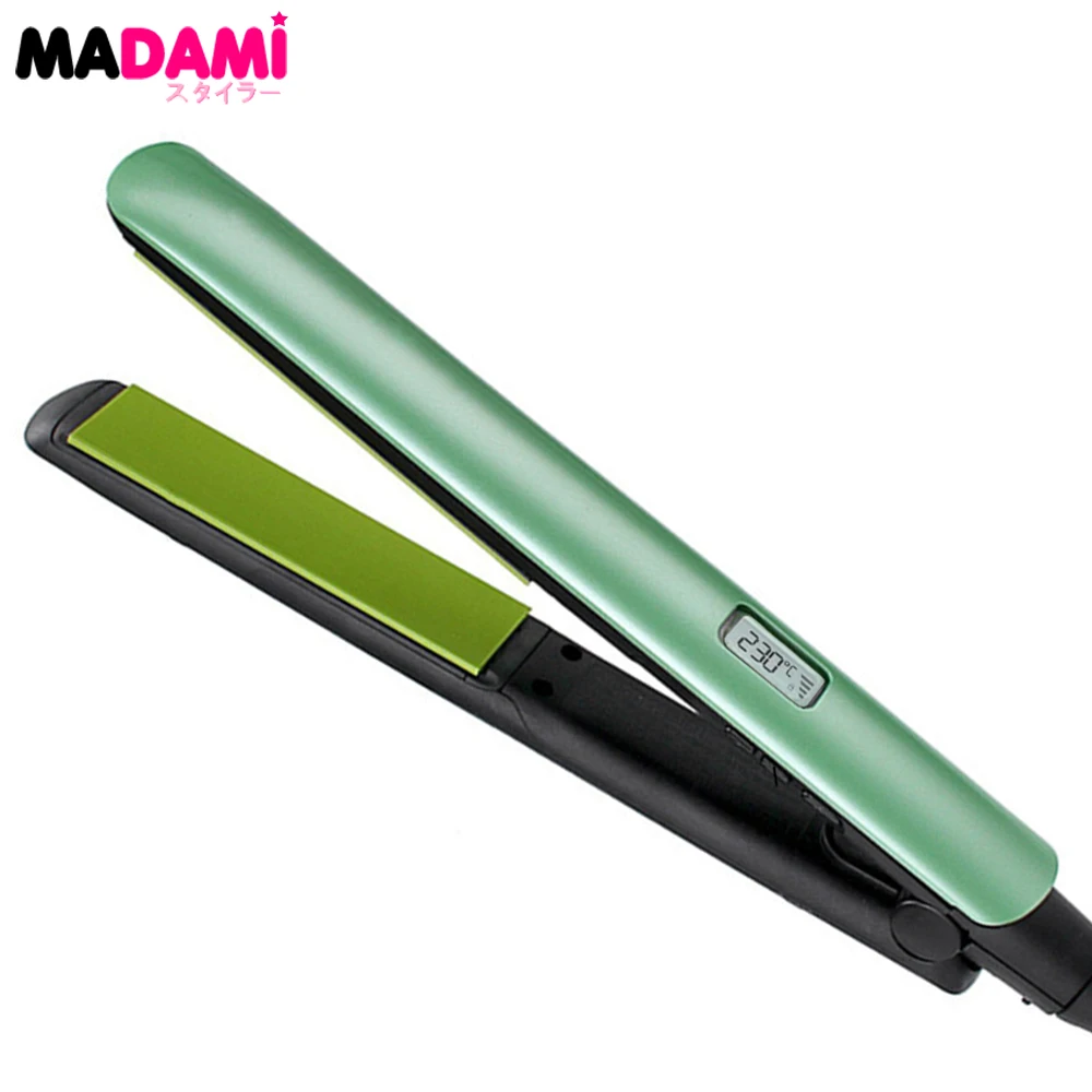 

Hair Straightener Curler 2 In 1 Professional Flat Iron Ceramic Coating Plate 230°C Fast Heating Hair Styling Tool Dual Voltage