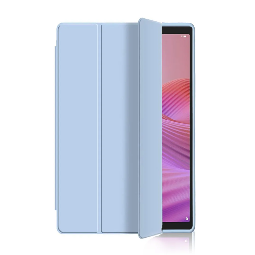 Premium TPU Leather Triple Fold Magnetic Case with Auto Wake Function
