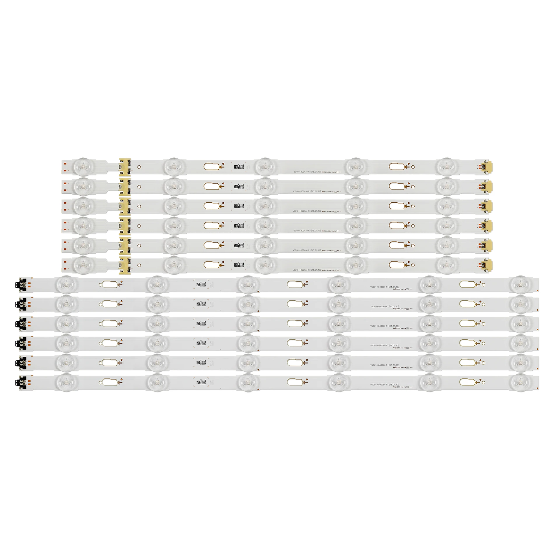 Nova 12 Pcs Tira Conduzida Luz de Fundo para Samsung Ue48ju6000 Bn9634793a Bn96-34794a S_5u75_48_fl_r6 S_5u75_48_fl_l5 Lm4100121g 00121 h