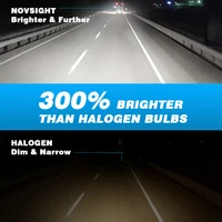 NOVSIGHT LED Headlight Bulbs 2PCS 9005 2PCS H11 Car Headlamp High Low Beam Mini Size 50W 10000LM Headlamp 6500K White Fog Lamp - Image 2