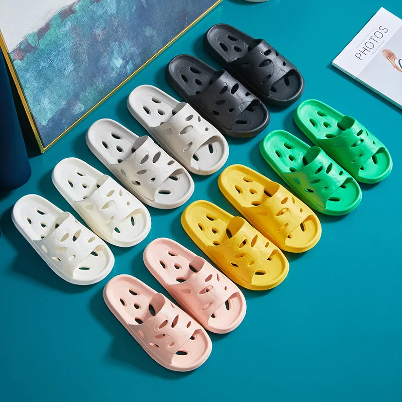 

Women Men Slippers Summer Beach Slides Bathroom Anti-Slip Slipper Soft Sole Sandals Fashion Flip-Flops Ultra-Light Shoes