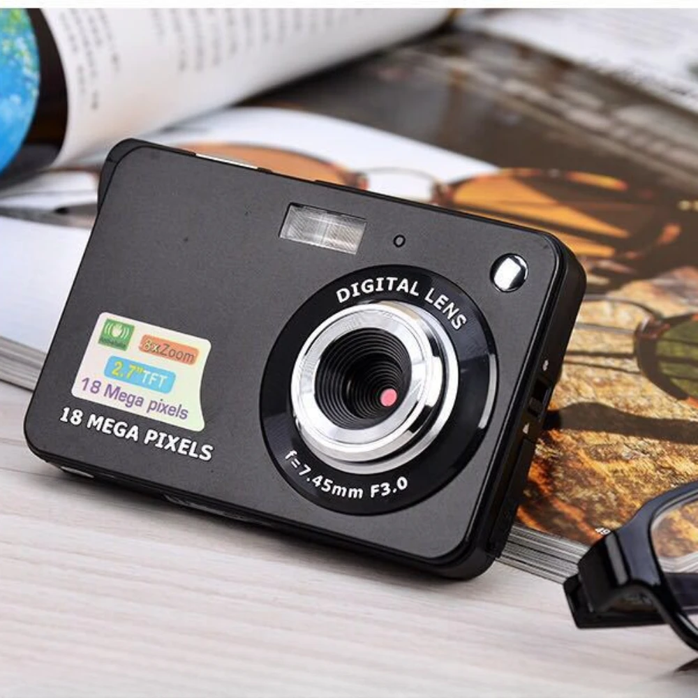 

Portable Digital Camera HD Display Video Camera Anti-Shake Camcorder 2.7 Inch Mini Smart Kids Digital Automatic Cameras Hot Sale