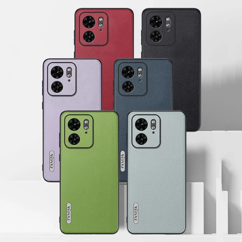 Luxurious PU Leather Phone Case with Silicone Protection