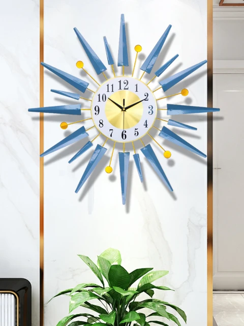 badge Aan boord Ik heb een contract gemaakt Nordic Wandklokken Moderne Minimalistische Creatieve Decoratie Klokken Muur  Home Decor Woonkamer Licht Luxe Klok Met Verlichting| | - AliExpress