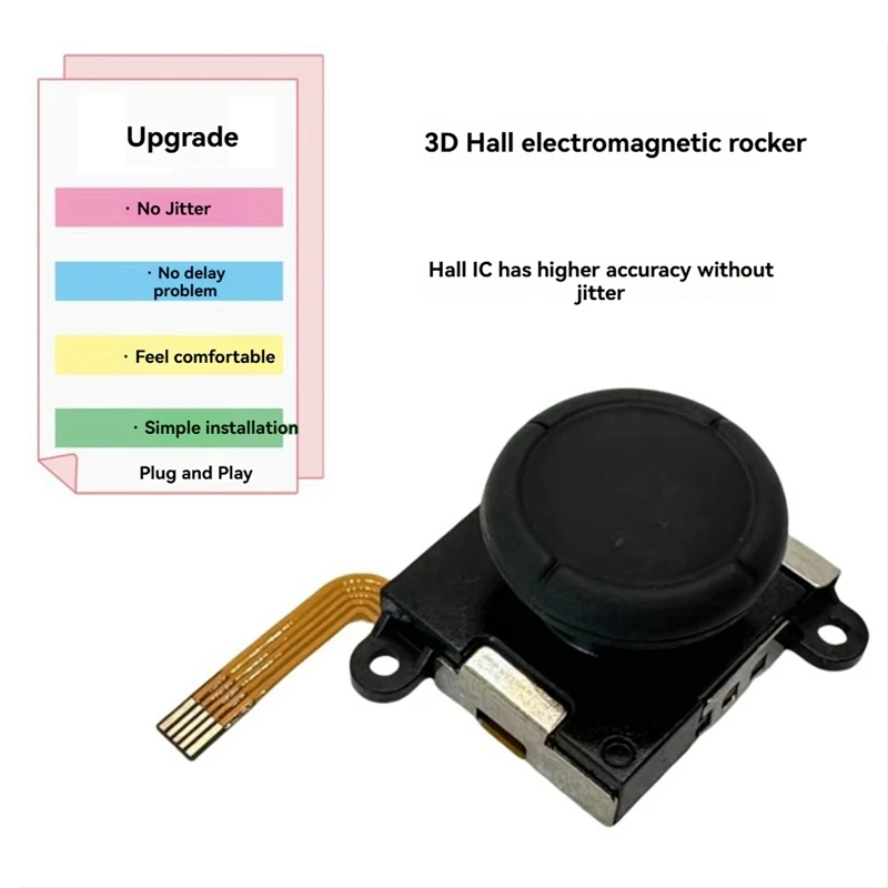 TMR Electromagnetic Joystick 2PCS for ANBERNIC RG505 RG405M RG405V Rgcube Anti-Drift Tunnel Magnetic Resistance Joystick B