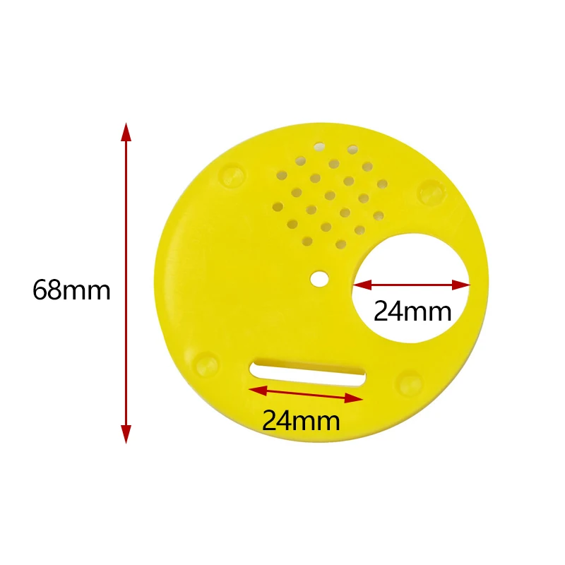Beekeeping Tools 5Pcs Beekeeping Plastic Beehive Door Round Single Bee Exit Hive Vent Entrance Ventilation Gate Nest Tools Equipment Supplies