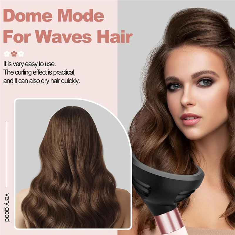A98I-Wave Curl Diffuser Black And Pre-Styling Dryer Attachment For ...