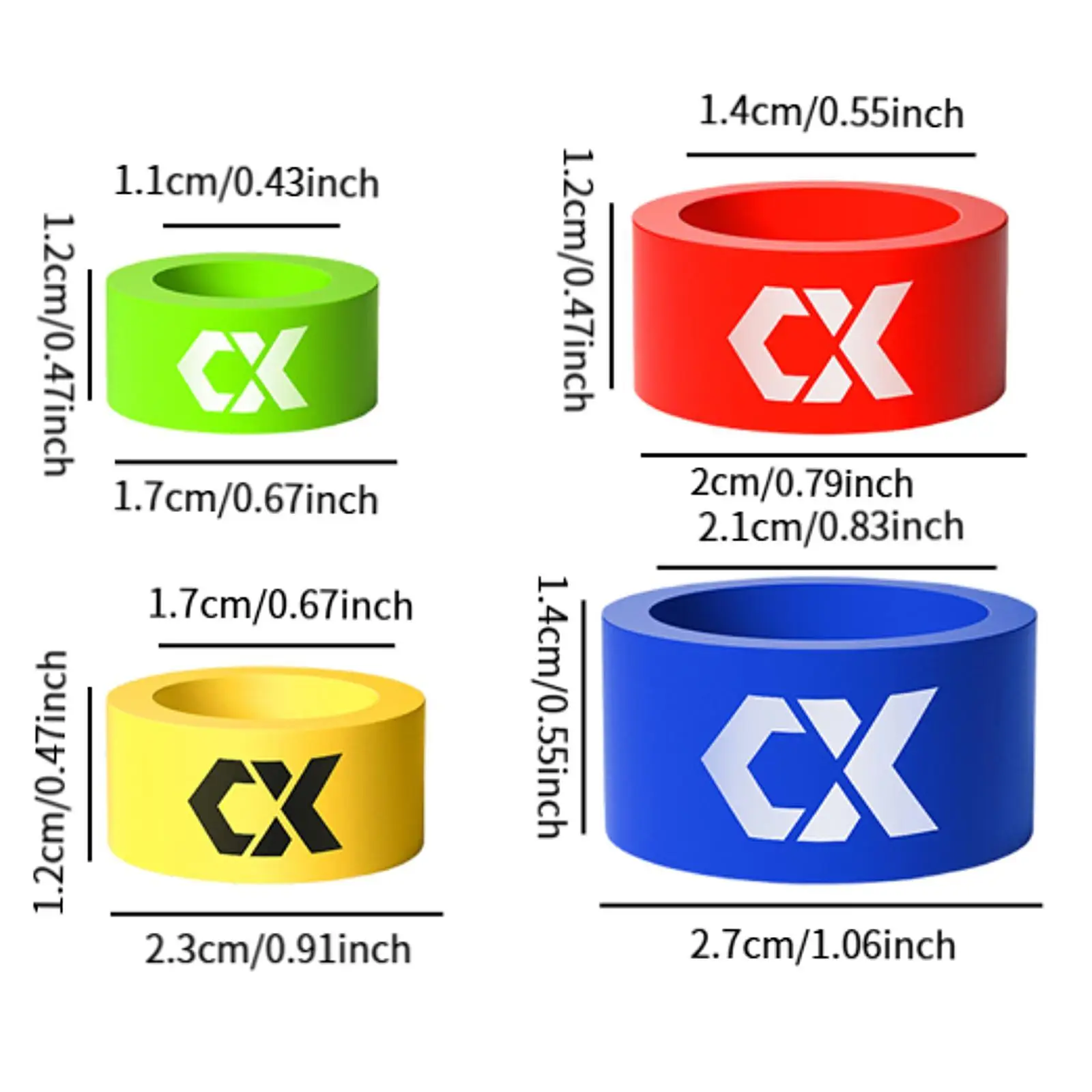 20x Silicone Rod Clip Rings Easy to Operate Professional Protector Soft Fishing Rod Protector for Outdoor Pond Sea Lake River