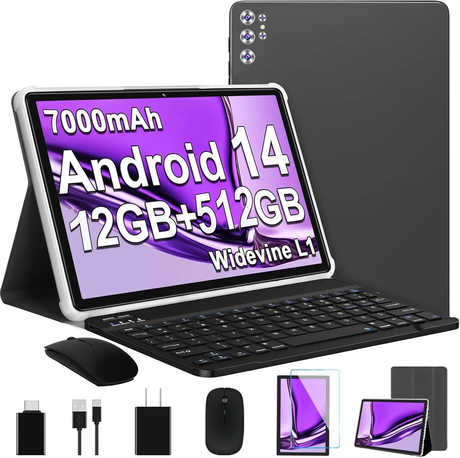 Android12 タブレット 10インチ 12GB RAM+512GB ROM Amazon.com : Tablet 10.1 inch Android 12 Tablet 2023 Latest