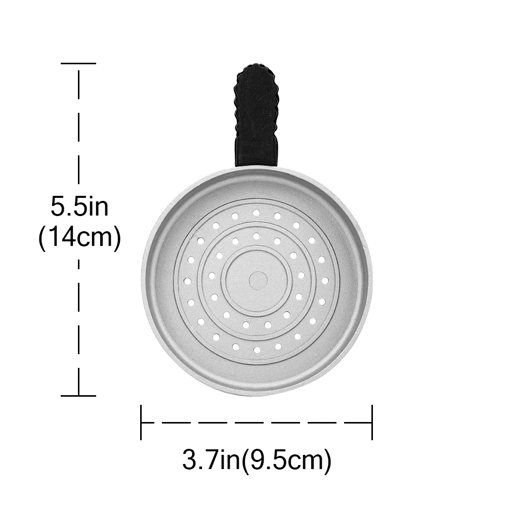 Aluminium Alloy Hookah Shisha Charcoal Screen Holder with Handle Narguile Cachimbas Hookah Bowl Accessorie 2