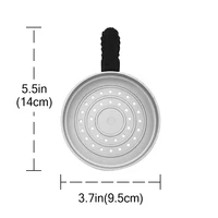 Aluminium Alloy Hookah Shisha Charcoal Screen Holder with Handle Narguile Cachimbas Hookah Bowl Accessorie 2